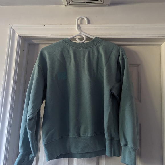 NOIZE recycled sweatshirt size XS beautiful turquoise - Picture 2 of 5